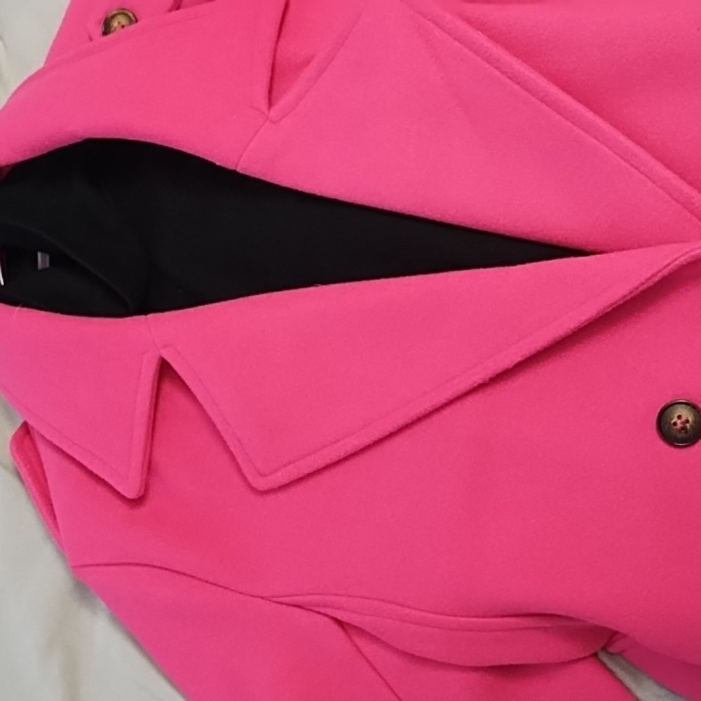 Pink Double Breasted Jacket - Picture 3 of 8